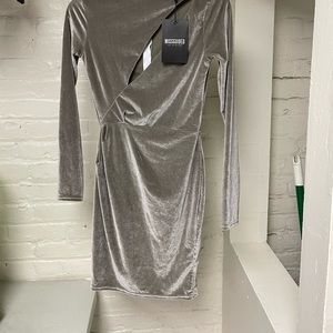 Gray Velour dress. Size 2